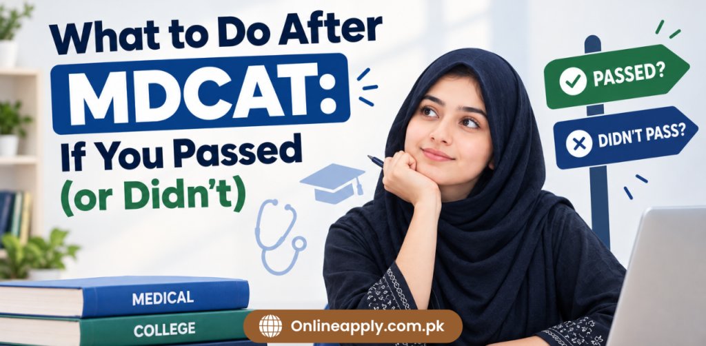 featured image for What to Do After MDCAT: If You Passed (or Didn't)