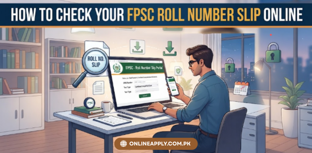 How to Check FPSC Roll Number Slip Online